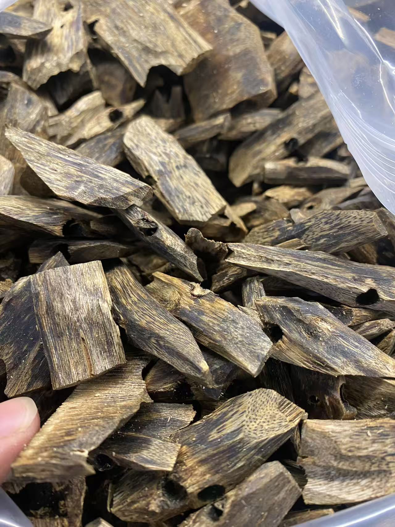 Selected natural agarwood